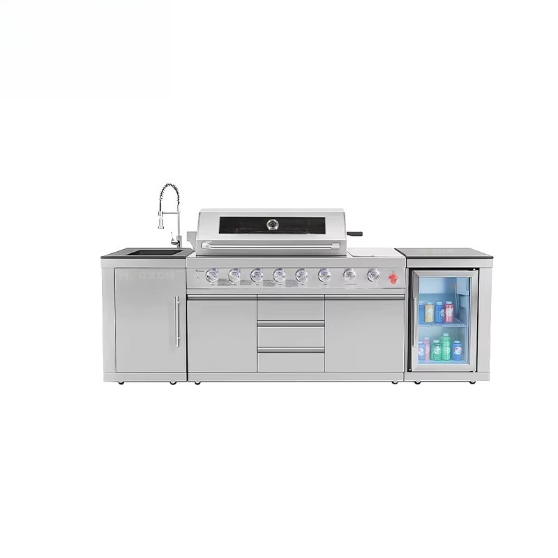 Stasiun BBQ Dapur Luar Ruangan - Kitchen With Baking Station ulasan dan harga