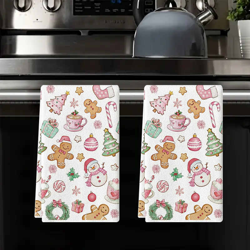 2 Buah, Handuk Dapur Pohon Nat - Kitchen Baking Necessities ulasan dan harga