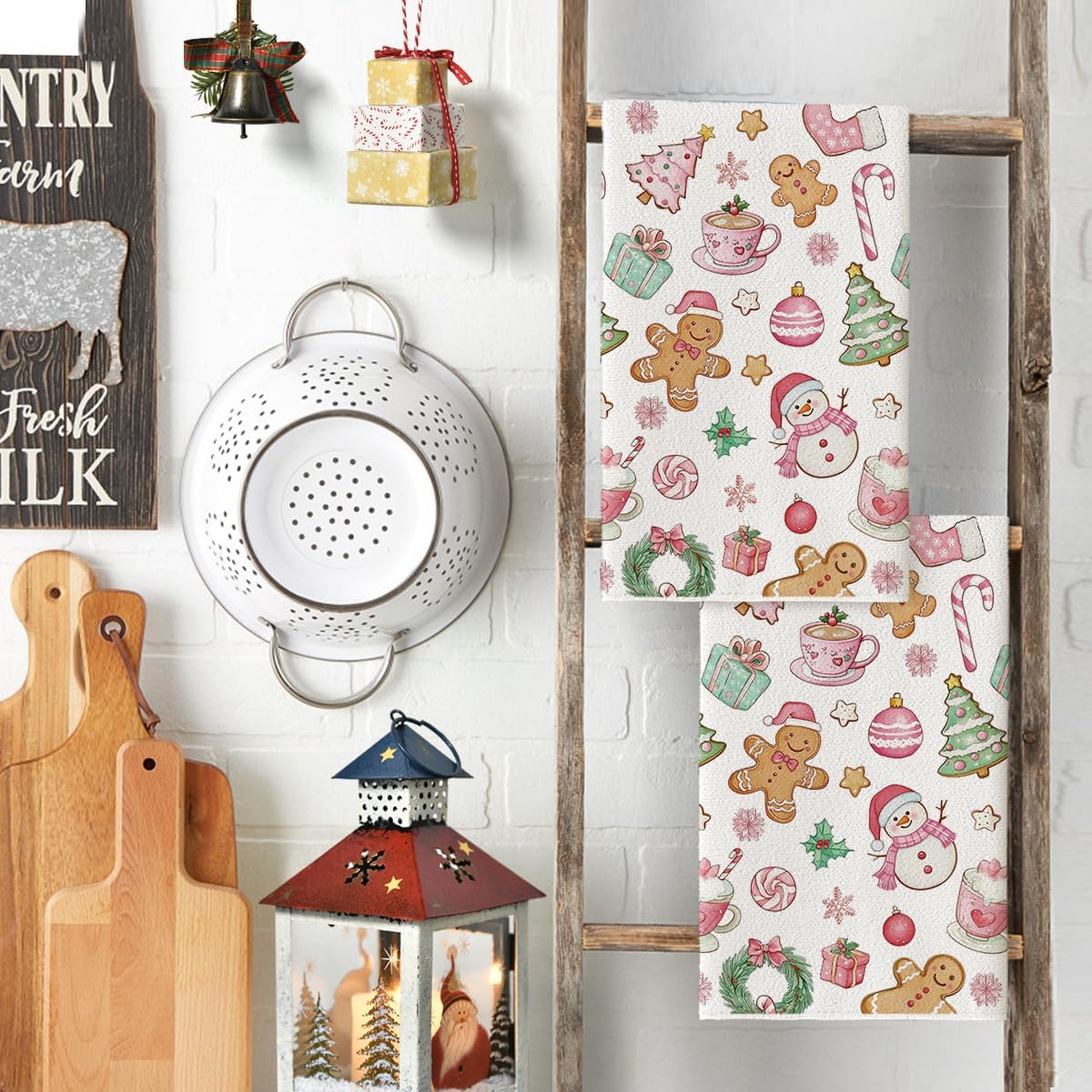 2 Buah, Handuk Dapur Pohon Nat - Kitchen Baking Necessities ulasan dan harga