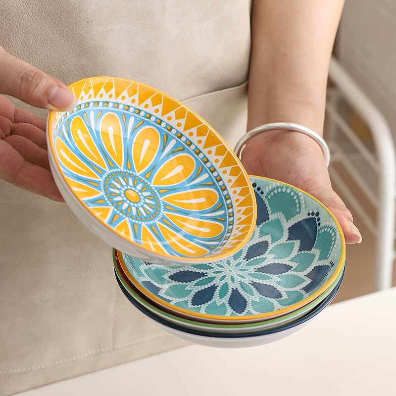 4pc Piring Keramik Bohemian -  - Kitchen Baking Dishes ulasan dan harga
