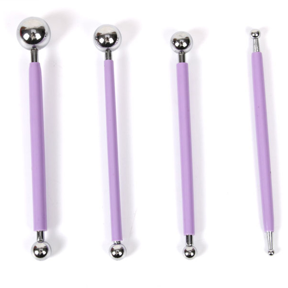 4Pcs Set Alat Dotting dengan U - Decorating Tip Set ulasan dan harga