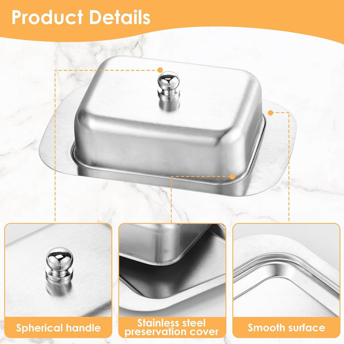 1 Buah Wadah Mentega Baja Taha - Kitchen Baking Dishes ulasan dan harga