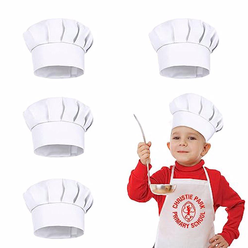 4 Buah Topi Pesta Putih Kostum - Baking Kitchen Kids ulasan dan harga