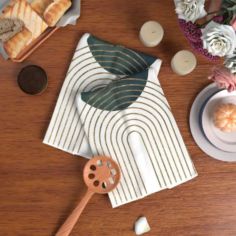 2 Buah, Handuk Dapur Minimalis - Kitchen Baking Necessities ulasan dan harga